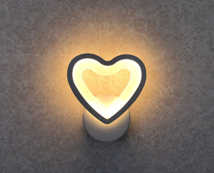 Goldstar LED Wall Light Acrylic Love (WL90) With LED Warm White Light